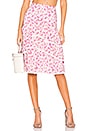 view 1 of 4 Carly Midi Skirt in Mauve Ditsy