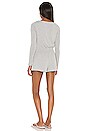 view 3 of 3 Faith Romper in Heather Grey