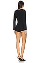 view 3 of 4 Olivia Tweed Romper in Black
