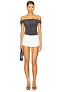 view 5 of 5 Thea Bodysuit in Black Polka Dot