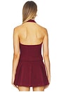 view 3 of 5 Sandy Halter Top in Burgundy