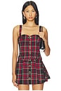 view 1 of 5 Shane Top in Black & Red Plaid