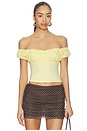 view 1 of 4 Tatum Top in Butter Yellow