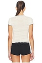 view 3 of 4 Maev Short Sleeve Top in Ivory