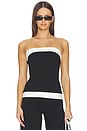 view 1 of 4 Cecilia Top in Black & White