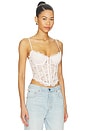 view 2 of 4 Lorena Bustier Top in Light Pink