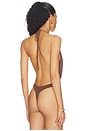view 4 of 5 Chantal Bodysuit in Chocolate Brown