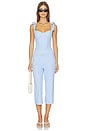 view 4 of 5 Viviana Top in Blue & White Gingham