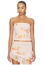 view 1 of 4 Roseli Top in Light Pink And Orange