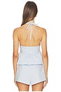 view 3 of 4 Ruby Halter Top in Light Blue
