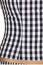 view 5 of 5 Winifred Top in Black & White Gingham