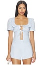 view 1 of 4 Robby Top in Light Blue