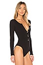 view 3 of 5 Lariat Bodysuit in Black