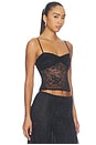 view 2 of 5 Mira Lace Tank in Black