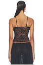 view 4 of 5 Mira Lace Tank in Black