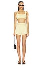 view 4 of 4 Leigh Top in Butter Yellow