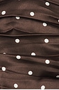 view 6 of 5 Mabel Halter Top in Brown & Cream Polka Dot
