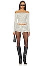 view 5 of 5 Shary Off The Shoulder Leopard Top in Light Leopard