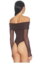 view 5 of 5 Trey Bodysuit in Chocolate Brown