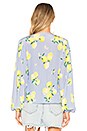 view 3 of 4 Yara Blouse in Blue Lemon