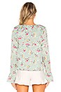 view 3 of 4 Fleur Blouse in Green Whisper