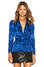 view 1 of 4 Tiffany Blazer Top in Cobalt Blue