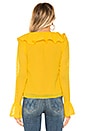view 3 of 4 Fleur Blouse in Sunshine Yellow