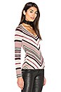 view 2 of 5 Before Sunset Top in Lurex Stripe