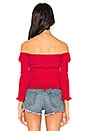 view 3 of 4 Brooke Top in Red