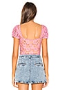 view 3 of 4 Parker Top in Candy Pink