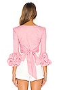 view 3 of 4 Beatrice Top in Bubblegum Pink