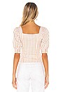 view 3 of 4 Christina Top in Gold Check