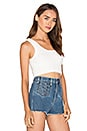 view 2 of 5 Pistol Crop Top in Ivory