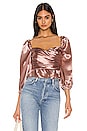 view 1 of 4 Julia Top In Mauve in Mauve