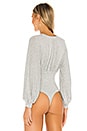 view 4 of 5 Killian Bodysuit in Heather Grey