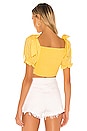 view 3 of 4 Savina Top in Canary Yellow