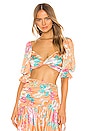 view 1 of 4 Racing Heart Top in Passionfruit Multi