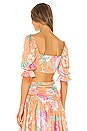 view 3 of 4 Racing Heart Top in Passionfruit Multi