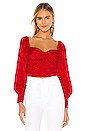 view 1 of 5 Emily Top in Red