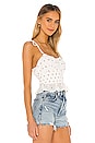 view 2 of 4 Springfield Top in White Ditsy