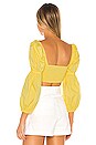 view 3 of 4 Sienna Top in Baby Yellow