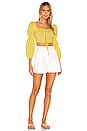 view 4 of 4 Sienna Top in Baby Yellow