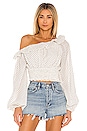 view 1 of 4 Tate Smocked Top in Cream