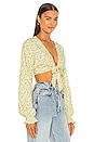 view 2 of 4 Giovanna Top in Savannah Tan Floral