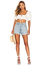 view 4 of 4 Mara Crop Top in Ivory