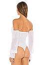 view 4 of 5 KAIA 바디수트 in White
