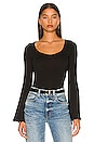 view 1 of 4 Bell Sleeve Top in Black