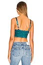 view 3 of 5 Arielle Bustier Top in Deep Teal