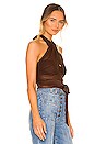 view 2 of 4 Charlize Halter Top in Cappuccino