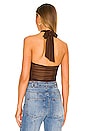 view 3 of 4 Charlize Halter Top in Cappuccino